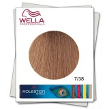 Vopsea Permanenta - Wella Professionals Koleston Perfect nuanta 7/38 blond mediu auriu albastrui 